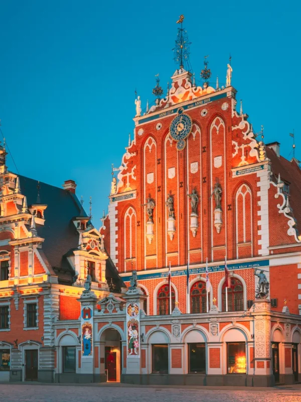 Schwabe House and House of the Blackheads, Riga, Latvia