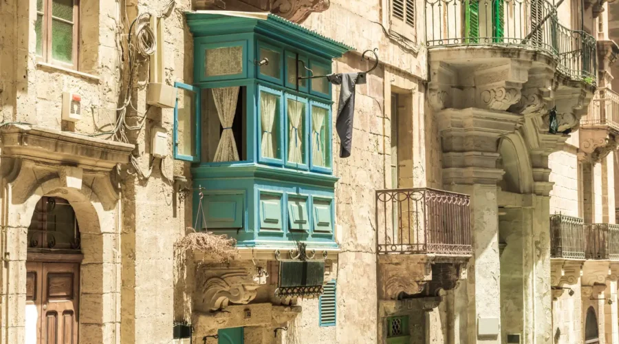 Streetview of Valletta, Malta Streetview of Valletta, Malta