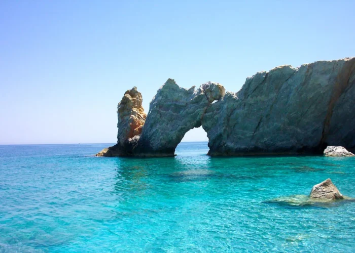 Lalaria beach in Skiathos, Greece